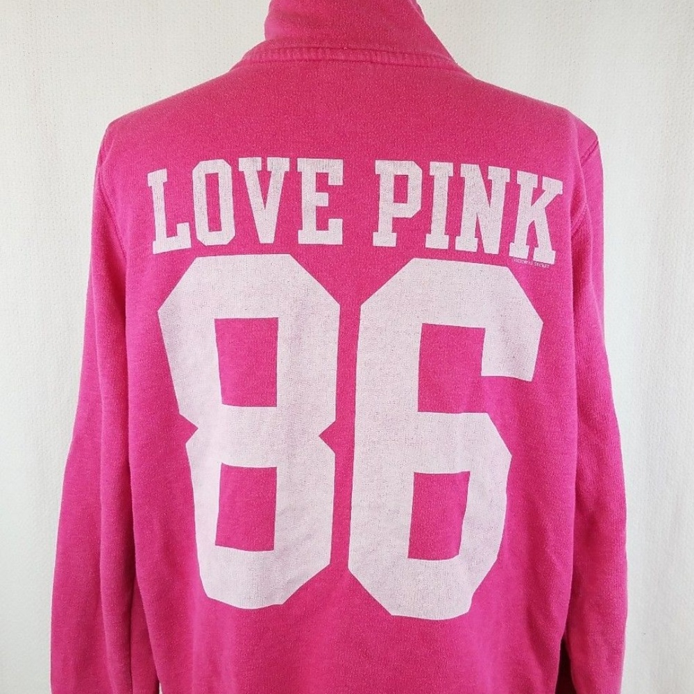 PINK By Victoria’s Secret 1/4 Zip Pink Sweatshirt
